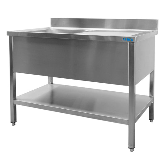 Spültisch 1 Becken, links - B 1600 x T 600 mm | Saro 600-2520L