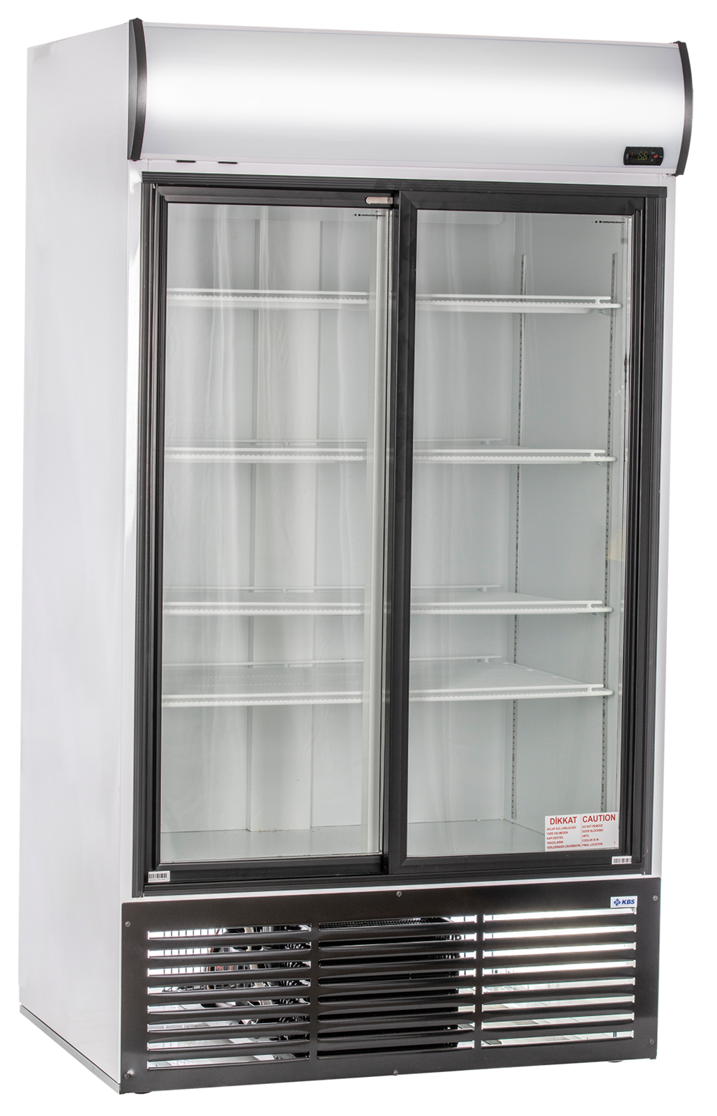 Glastürkühlschrank KBS 1250 GDU mit Schiebetüren | KBS 60212 - Ansicht 3 | KBS Gastrotechnik