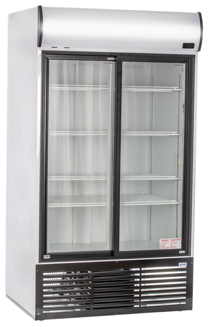 Glastürkühlschrank KBS 1250 GDU mit Schiebetüren | KBS 60212 - Ansicht 3 | KBS Gastrotechnik