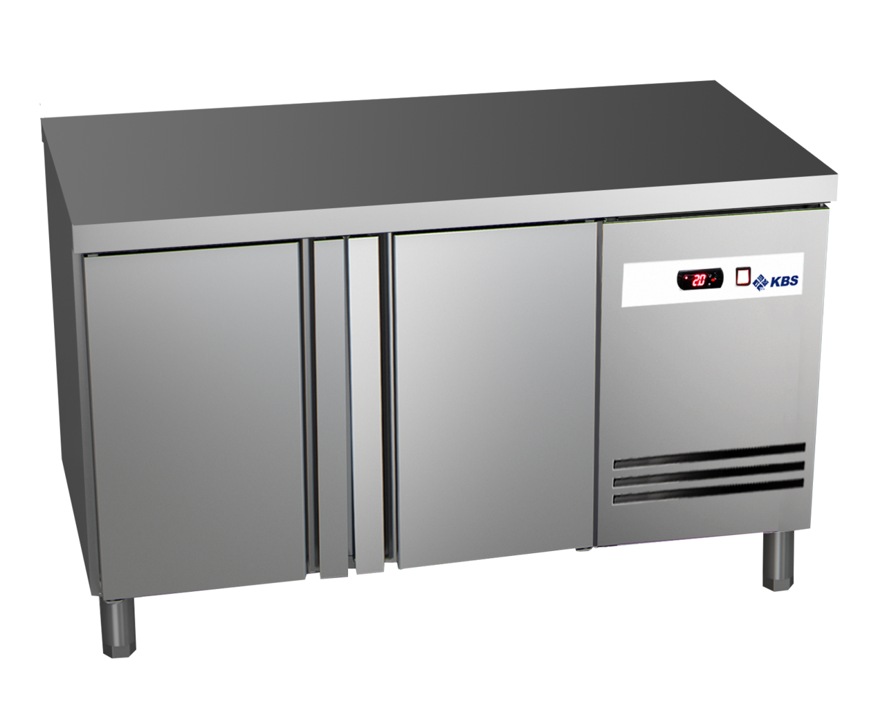 Kühltisch Ready KT2600 mit Arbeitsplatte 2 Türen | KBS 60222040 - KBS Gastrotechnik