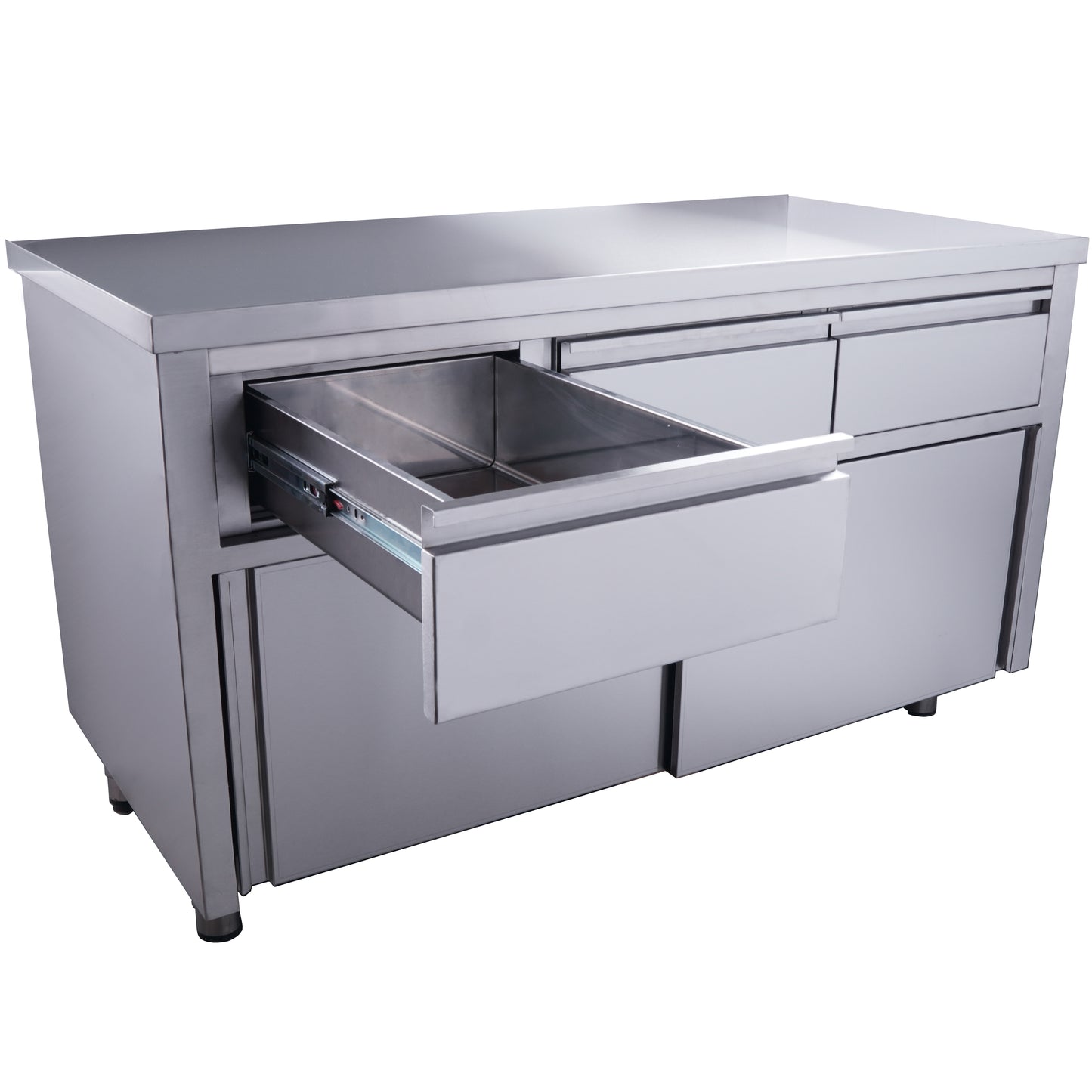 Schiebetürenschrank mit 3 Schubladen, 1600X700mm | Saro 700-2215