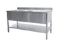 Spültisch 2 Becken, links - B 2000 x T 700 mm | Saro 700-2555L