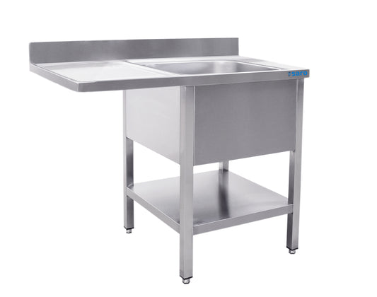 Spülcenter 1 Becken rechts - B 1200 x T 700 mm | Saro 700-2600R