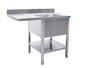 Spülcenter 1 Becken rechts - B 1400 x T 700 mm | Saro 700-2605R