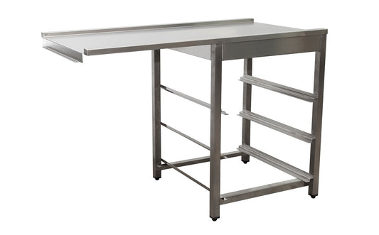 Ablauftisch für Spülmaschine links 1200mm | Saro 700-3100L | Saro