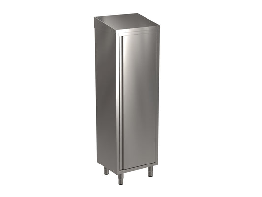 Edelstahlhochschrank schräges Dach Breite 600mm | Saro 700-4000 | Saro
