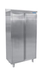 Edelstahlhochschrank 2 Flügeltüren Breite 1000mm | Saro 700-4005 | Saro