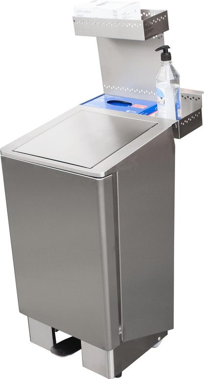 Edelstahlmülleimer 60 Liter,  Modell Apollo | Saro 700-4800 - Ansicht 2 | Saro