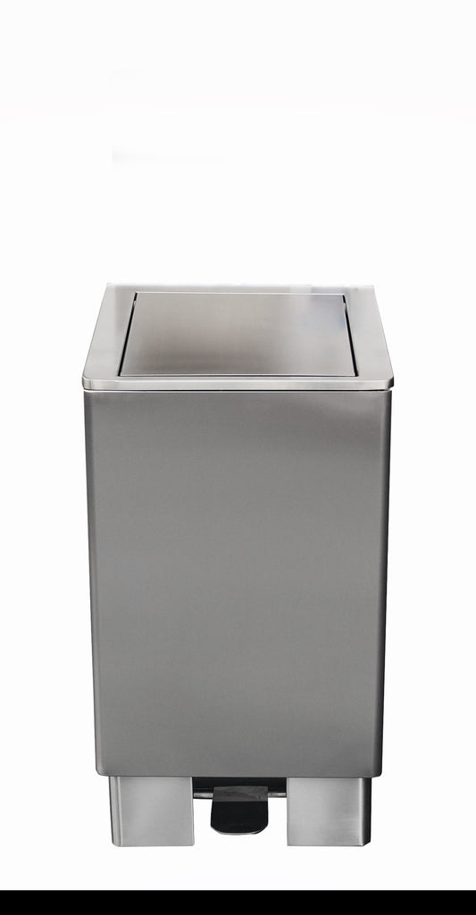 Edelstahlmülleimer 90 Liter,