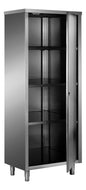 Edelstahl-Lagerschrank mit 1 Flügeltür, 500x600 mm, AISI 430