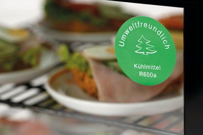 Mini-Kühlvitrine 78L, schwarz | Bartscher 700277G - Bartscher