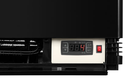 Mini-Kühlvitrine 78L, schwarz | Bartscher 700277G - Bartscher