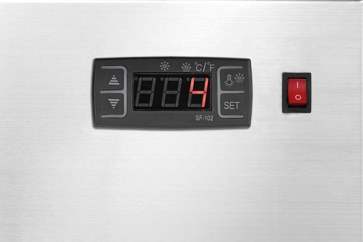 Mini-Kühlvitrine 78L, Edelstahl | Bartscher 700478G - Bartscher