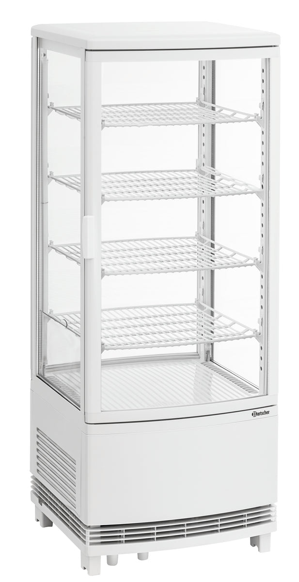 Mini-Kühlvitrine 98L2T weiß | Bartscher 700498 - Bartscher