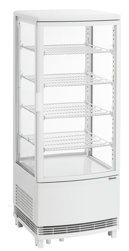 Mini-Kühlvitrine 98L2T weiß | Bartscher 700498 - Bartscher