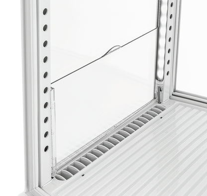 Mini-Kühlvitrine 98L2T weiß | Bartscher 700498 - Bartscher