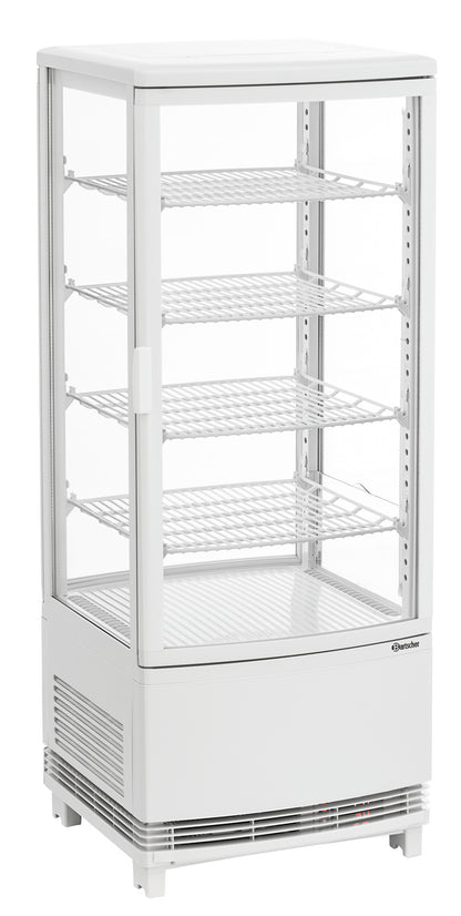 Mini-Kühlvitrine 98L2T weiß | Bartscher 700498 - Bartscher