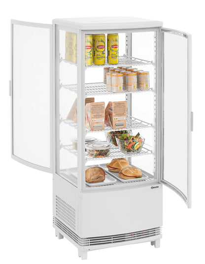 Mini-Kühlvitrine 98L2T weiß | Bartscher 700498 - Bartscher