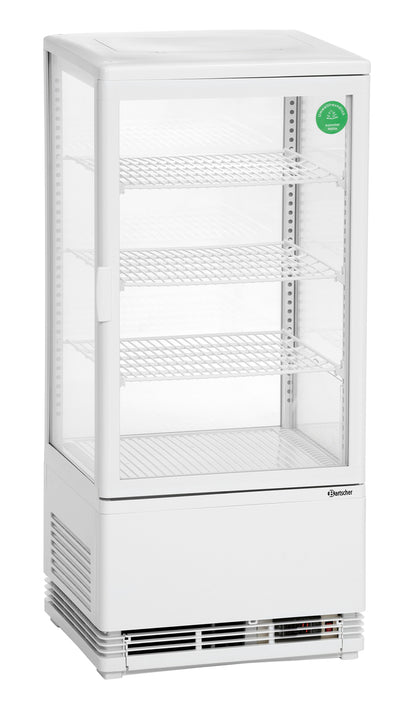 Mini-Kühlvitrine 78L, weiß | Bartscher 700578G - Bartscher