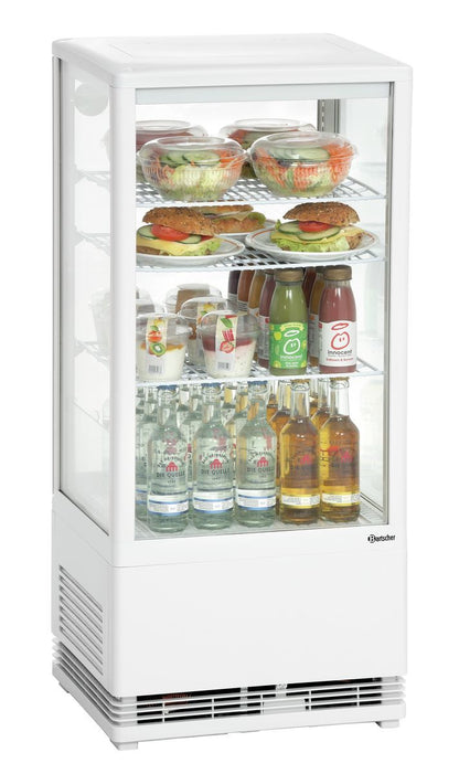 Mini-Kühlvitrine 78L, weiß | Bartscher 700578G - Bartscher