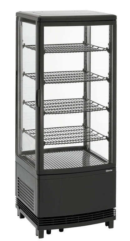 Mini-Kühlvitrine 98L2T schwarz | Bartscher 700698 - Bartscher