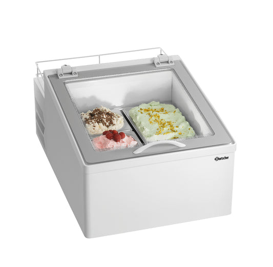 Eisvitrine 2x5L-F | Bartscher 700940 - Bartscher