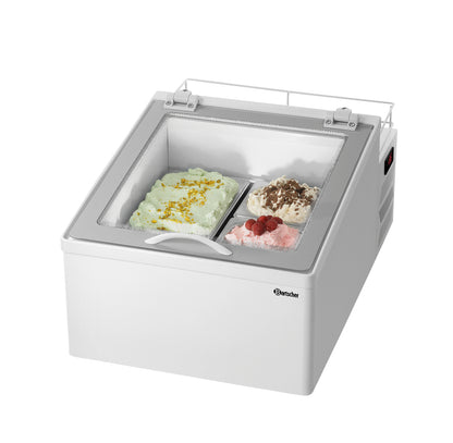 Eisvitrine 2x5L-F | Bartscher 700940 - Bartscher