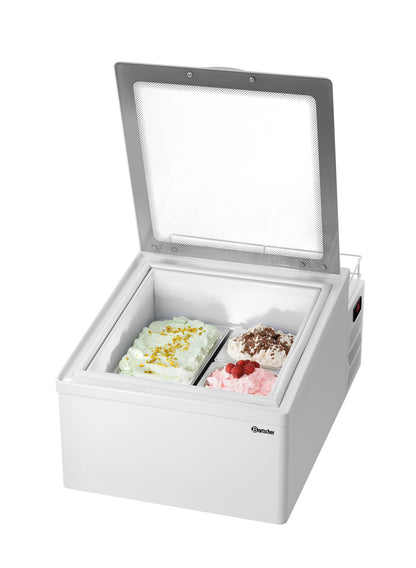 Eisvitrine 2x5L-F | Bartscher 700940 - Bartscher