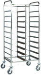Abräumwagen 740 für 20 Tabletts GN 1/1 ohne Seitenwand von KBS Gastrotechnik