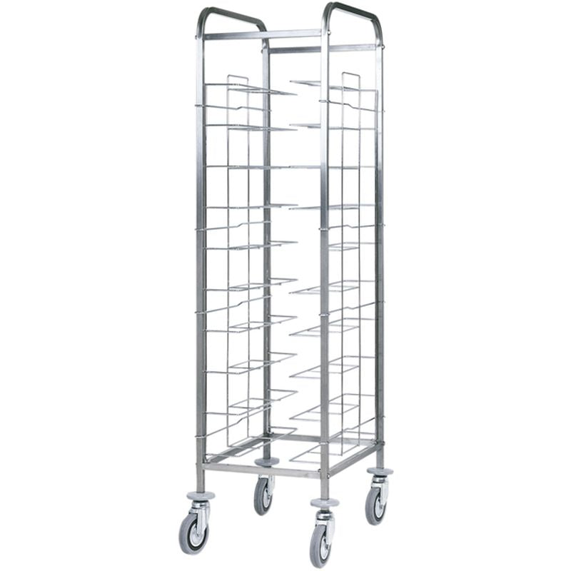 Abräumwagen 520 für 10 Tabletts oder GN Tabletts ohne Seitenwand von KBS Gastrotechnik