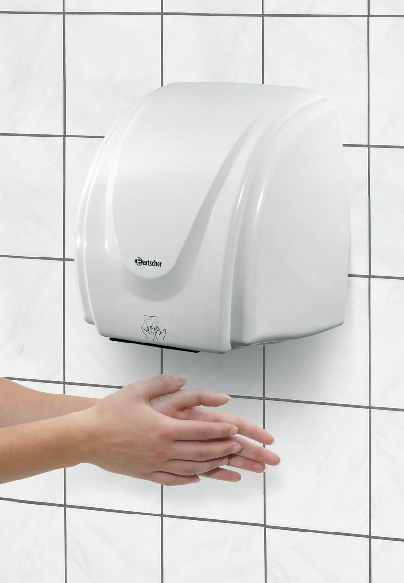 Händetrockner, 2,1kW, Kunststoff | Bartscher 850000 - Bartscher
