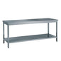 Arbeitstisch ohne Aufkantung B 120cm x T 70cm von KBS Gastrotechnik