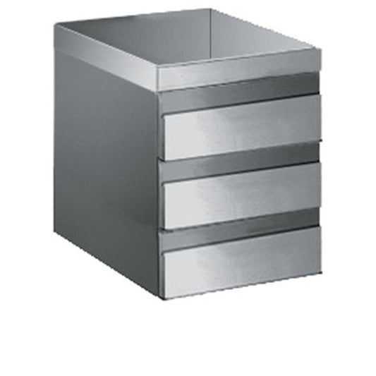 Schubladenblock für Arbeitstisch Tiefe 60cm | KBS 90192103 - KBS Gastrotechnik