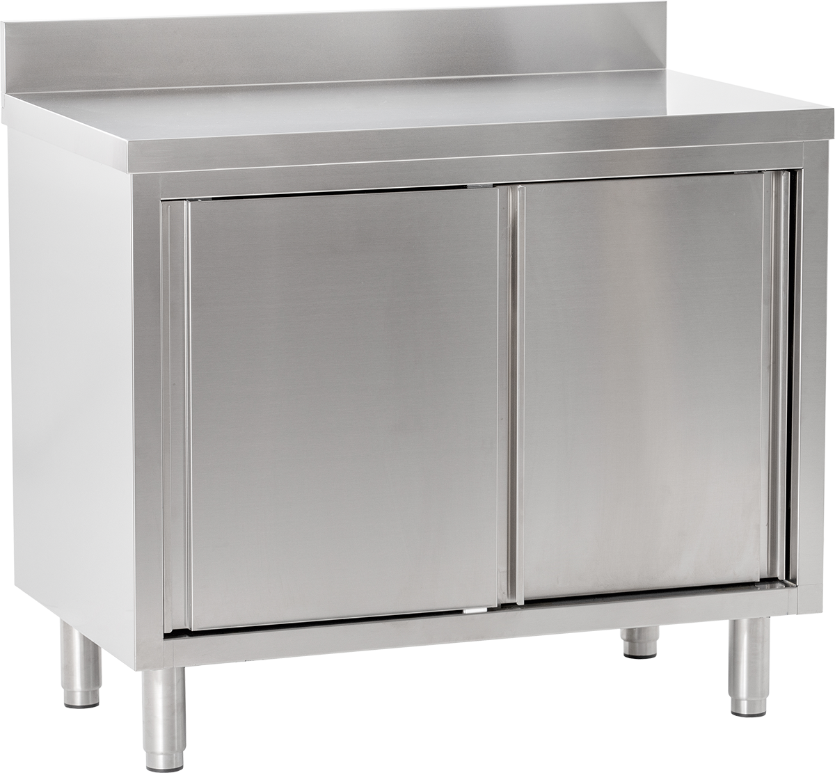 Arbeitsschrank mit Aufkantung B 100cm x T 60cm | KBS 90211101 - KBS Gastrotechnik