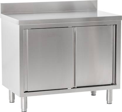 Arbeitsschrank mit Aufkantung B 100cm x T 60cm | KBS 90211101 - KBS Gastrotechnik
