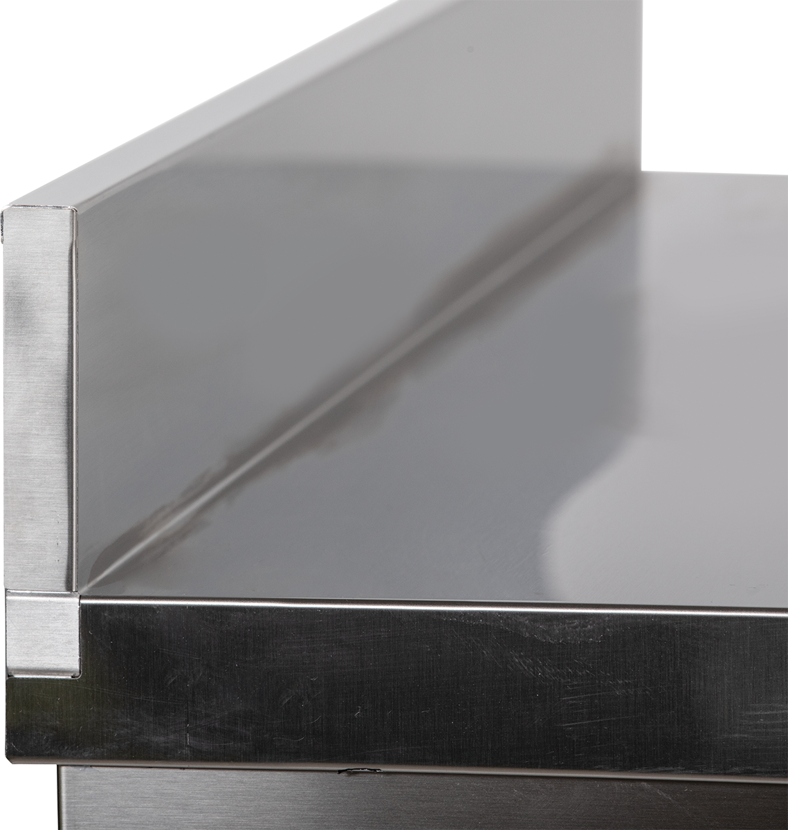 Arbeitsschrank mit Aufkantung B 100cm x T 60cm von KBS Gastrotechnik - Ansicht 6