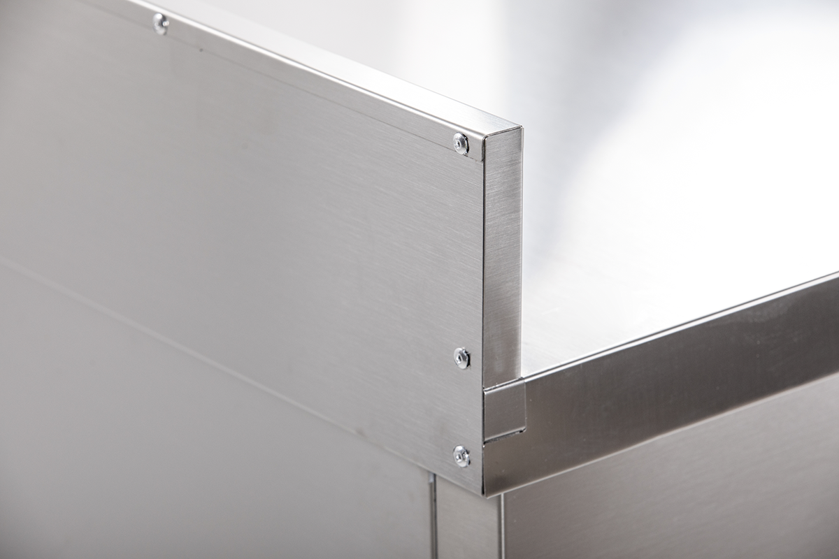 Arbeitsschrank mit Aufkantung B 100cm x T 60cm | KBS 90211101 - KBS Gastrotechnik