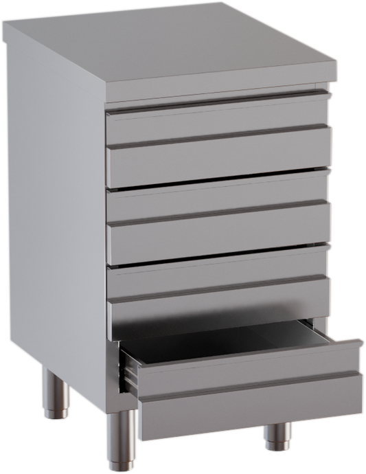 Drawer cabinet 3 drawers WxD 50x70cm | KBS 90622101 - KBS Gastrotechnik