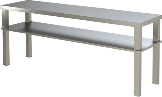 Aufsatzbord 2 Etagen Breite 140cm | KBS 91102103 - KBS Gastrotechnik