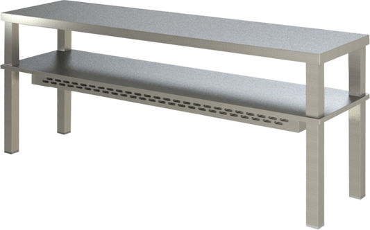 Aufsatzbord 2 Etagen, mit Wärmemodul Breite 160cm von KBS Gastrotechnik