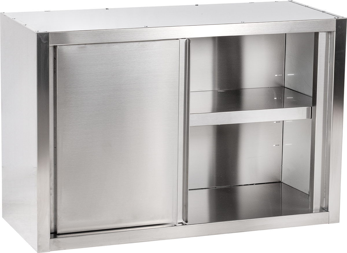 Wandhängeschrank mit Schiebetüren B 100cm x H 65cm | KBS 91311101 - KBS Gastrotechnik