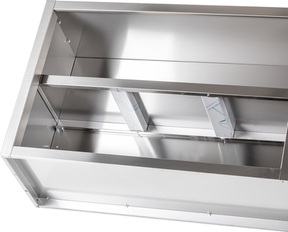 Wandhängeschrank offen B 100cm x H 65cm | KBS 91312101 - KBS Gastrotechnik