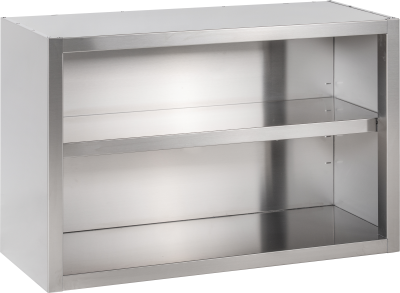 Wandhängeschrank offen B 100cm x H 65cm | KBS 91312101 - KBS Gastrotechnik