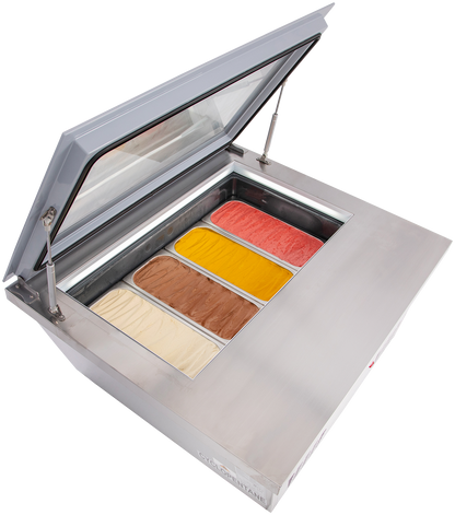 Aufsatzvitrine für Speiseeis ASV 14 Eis von KBS Gastrotechnik - Ansicht 7