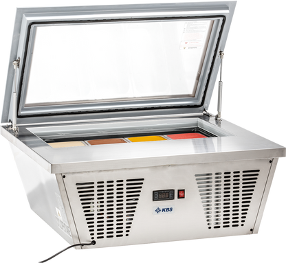 Aufsatzvitrine für Speiseeis ASV 14 Eis | KBS 9150175 - KBS Gastrotechnik