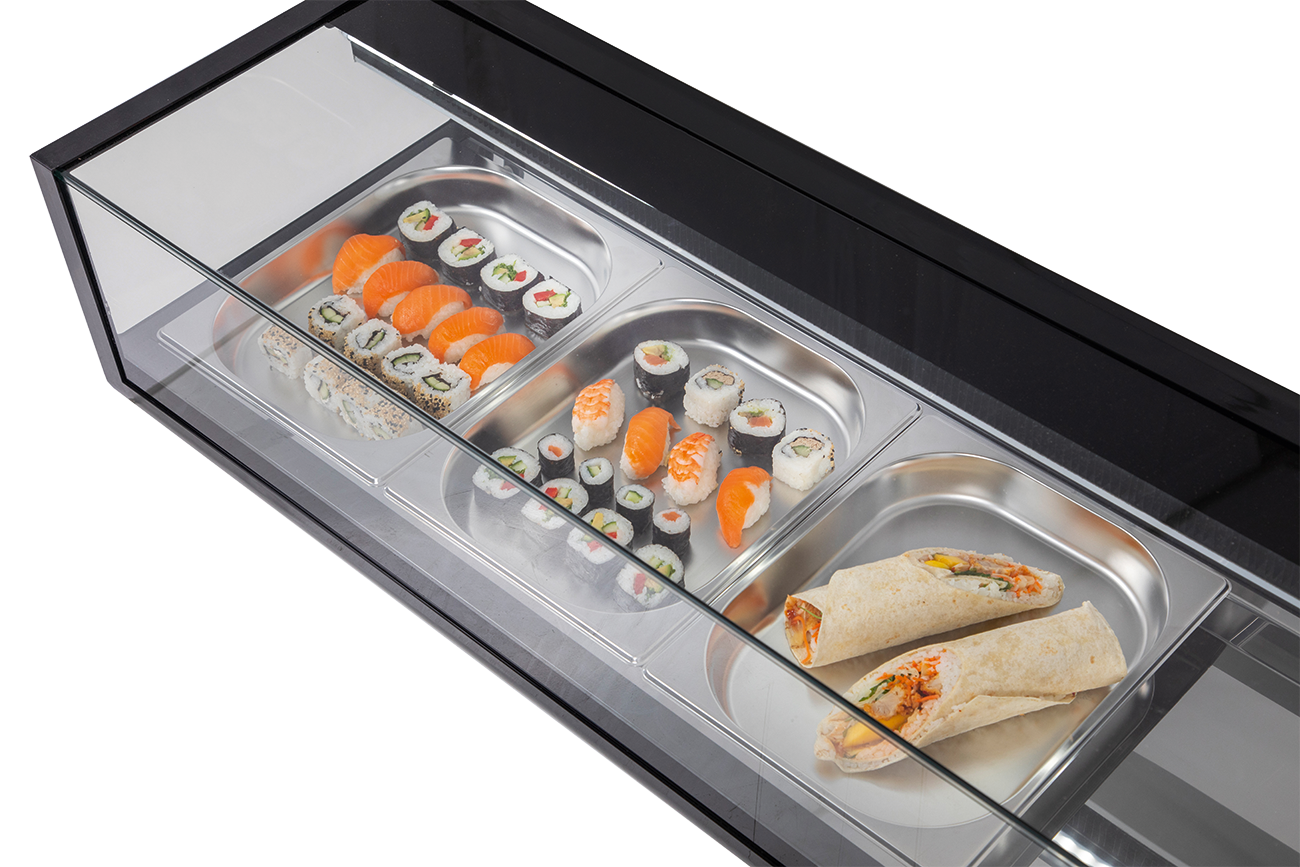 Belegstation Sushi 1810 für 5x GN 1/2 | KBS 9161805 - KBS Gastrotechnik