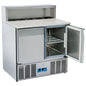 Pizzadette mit 2 Türen GN 1/1, 5x GN 1/6 H=150 mm, +2°/+10°C — Virtus 9177C