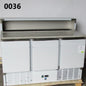 Pizzadette mit 3 Türen GN 1/1, 8x GN 1/6 H=150 mm, 0°/+8°C - BESCHÄDIGT — Virtus 9178CBE