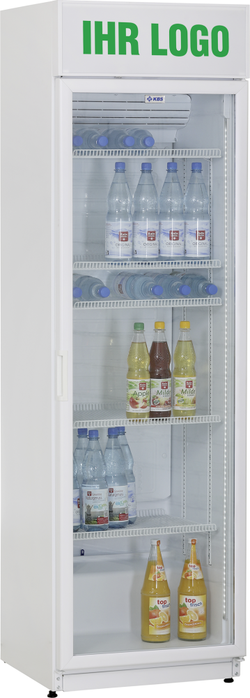 Glastürkühlschrank FLK 365 weiß | KBS 9190025 - KBS Gastrotechnik