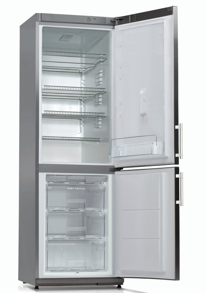 Kühl-/Gefrierkombination KGK 324 silver | KBS 9190028 - KBS Gastrotechnik